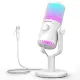 MAONO DM30 RGB / DM30RGB PROGRAMMABLE USB GAMING CONDENSER MICROPHONE WITH CONTROLLABLE RGB LIGHTING, CARDIOID PATTERN AND ADJUSTABLE WITH MAONO LINK. 