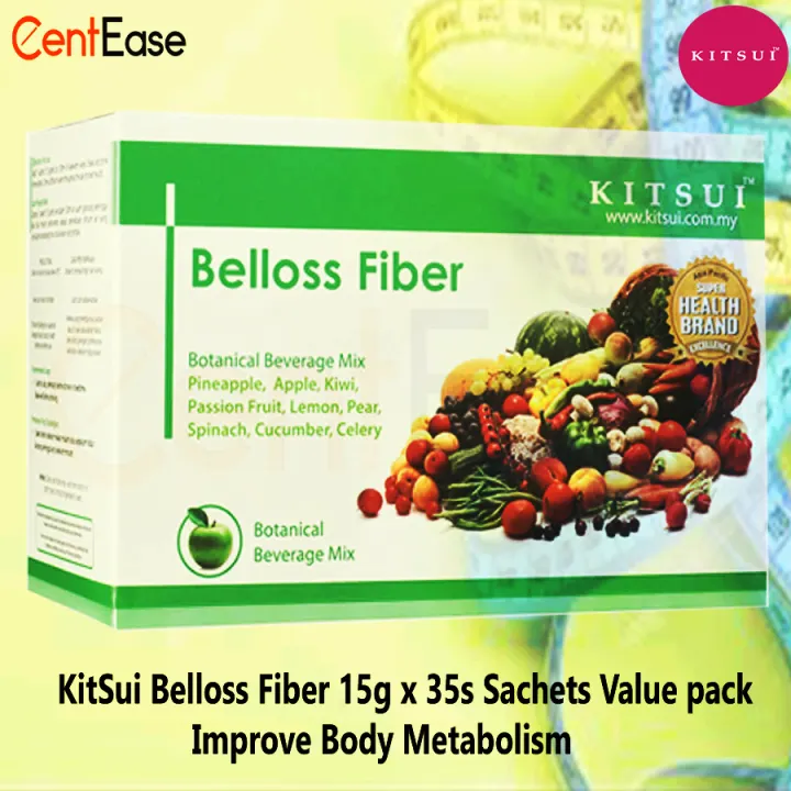 Kitsui Belloss Fiber 15g X 35s Sachets Belly Loss Improve Body Metabolism Exp Jan 2024 Lazada