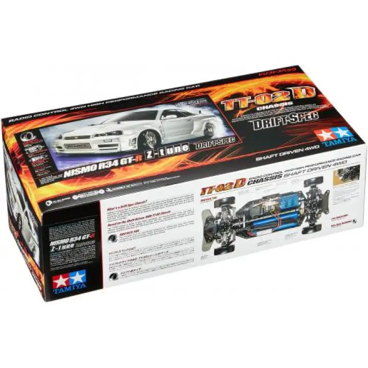 Tamiya 1 10 Electric Rc Car Series No 605 Nismo R34 Gt R Z Tune Tt 02d Chassis Drift Spec On Road Lazada Ph