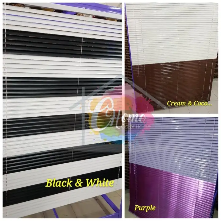 Ready Stock Bidai Aluminium Vinyl Blinds Living 2panel 4 X 4 4 Lazada