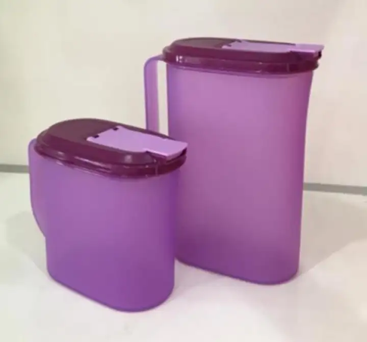 Tupperware Handy Drinking Set (2) *1L+2L New Purple Color