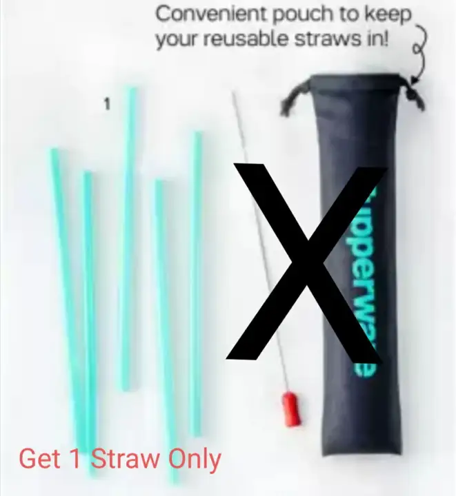 Tupperware Spare Part Straw for Straw Eco Bottle 750ml(1 Pcs)