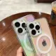 CrashStar MagSafe Colorful Transparent Shockproof Hard Phone Case For iPhone 15 14 Pro Max Plus 13 12 11 Pro Max Wireless Charging Fashion Luxury Clear Phone Casing Laser Aurora Phone Cover Shell Hot Sale. 