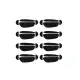 Mouse Feet Replacement for - MX Master 2S/3 Replacement Mice Feet Black. 