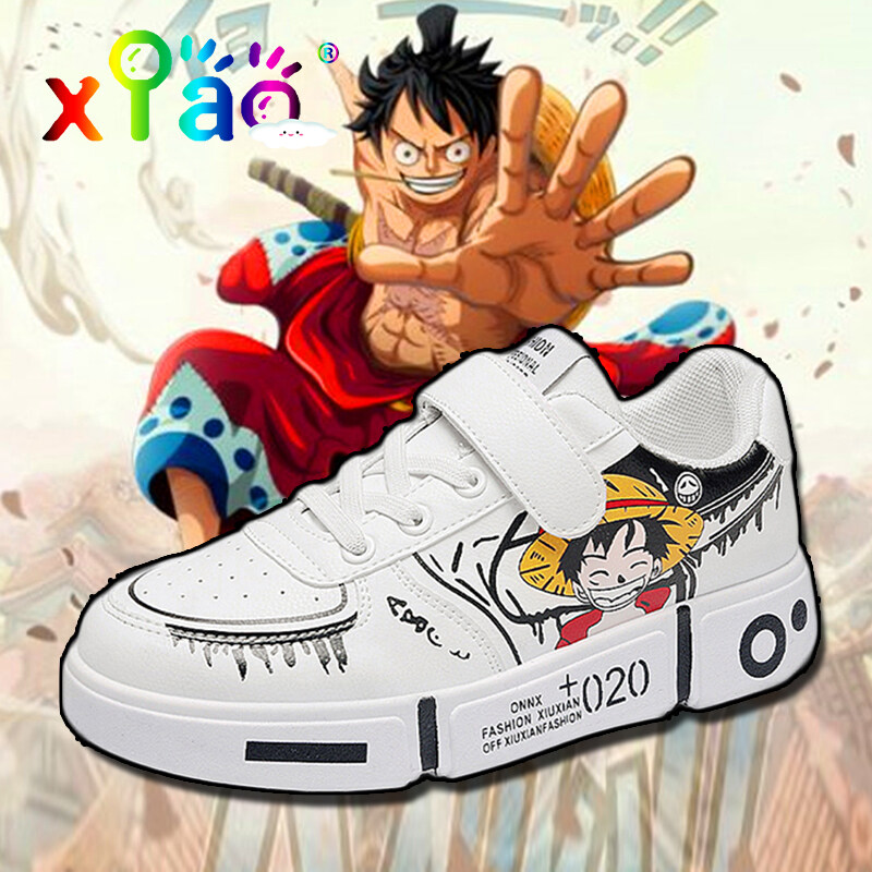 Xiaoxiao (Quà Tặng Miễn Phí) Giày Thể Thao Trẻ Em One Piece Giày Thời Trang Hoạt Hình Mới & Hot Nhất Giày Chạy Bộ Cho Bé Trai Giày Thể Thao Cho Trẻ Em