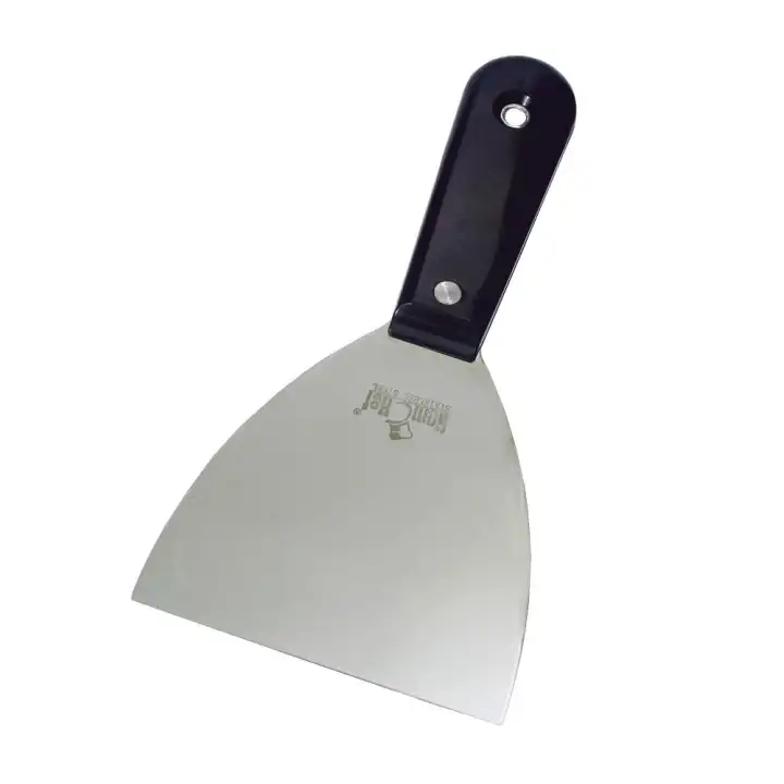 Homchef Scraper Stainless Steel Plastic Handle 5 Inch Lazada