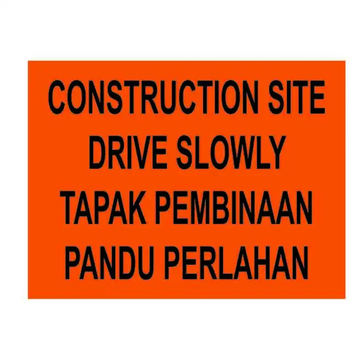 Reflective Sign Signboard Papan Iklan Papan Tanda Jalan Road Lazada