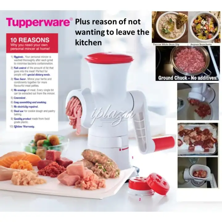 TUPPERWARE BEST DEAL: FUSION MASTER EASY-2-USE MANUAL MINCER &amp; SAUSAGE MAKER