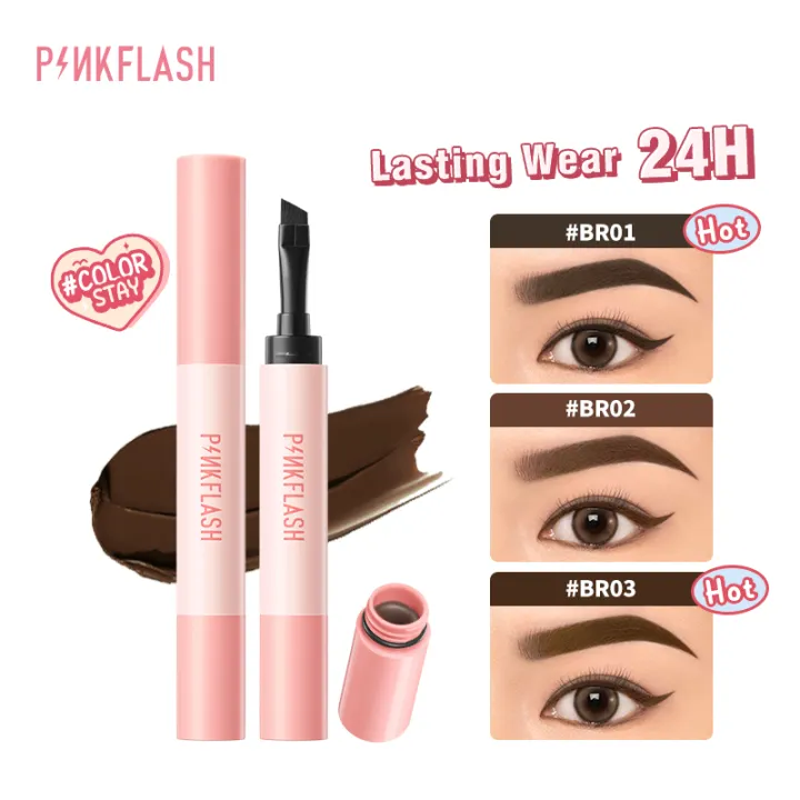 PINKFLASH ColorStay Waterproof Eyebrow Pomade Cream High Pigment