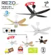 REZO Mercury 32"/ 42"/56" DC Motor Remote Control Ceiling Fan 9speed / Kipas Siling Remote Control. 