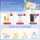 Simplus Air Purifier Smart App Remote Control 150m³/h CADR H13 HEPA Filter Capture  0.3μm Particles OxyCare-A2. 