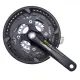 Shimano Alivio FC-T4010 MTB Bike 3x9 Speed Octalink Crankset 48-36-26T 175mm Black. 