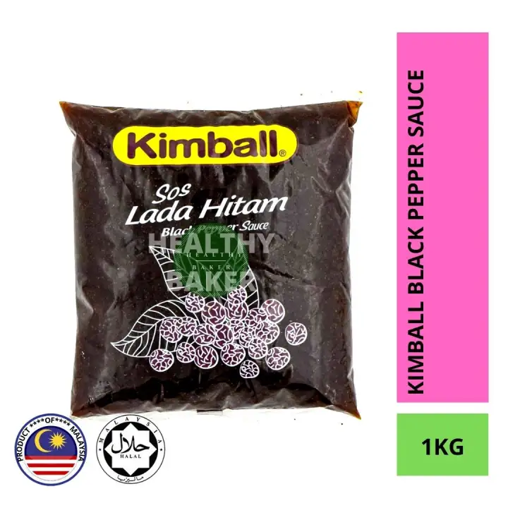 Ready Stock Kimball Black Pepper Sauce 1kg Sos Lada Hitam Halal Lazada