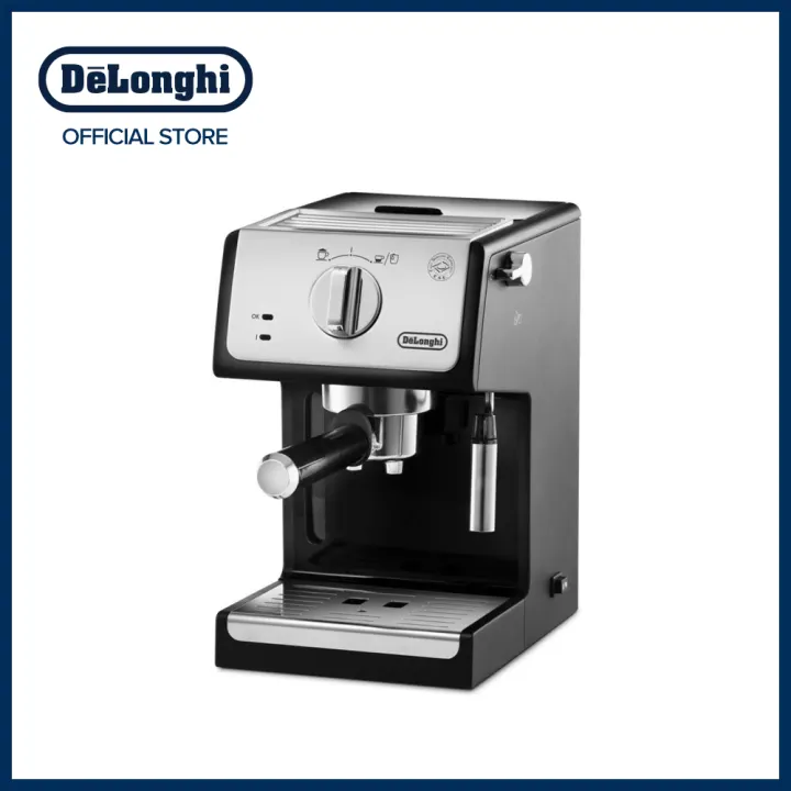Delonghi Ecp33 21 Manual Coffee Machine Black Pump Espresso Maker Manual Milk Frother Pump Espresso Lazada