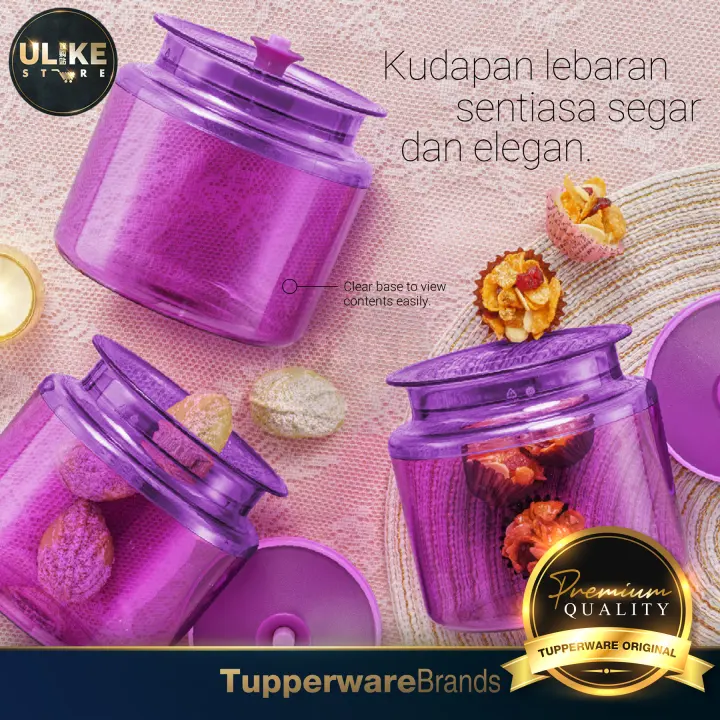Tupperware Counterpart (3 units) 900ml (Pink or Purple)