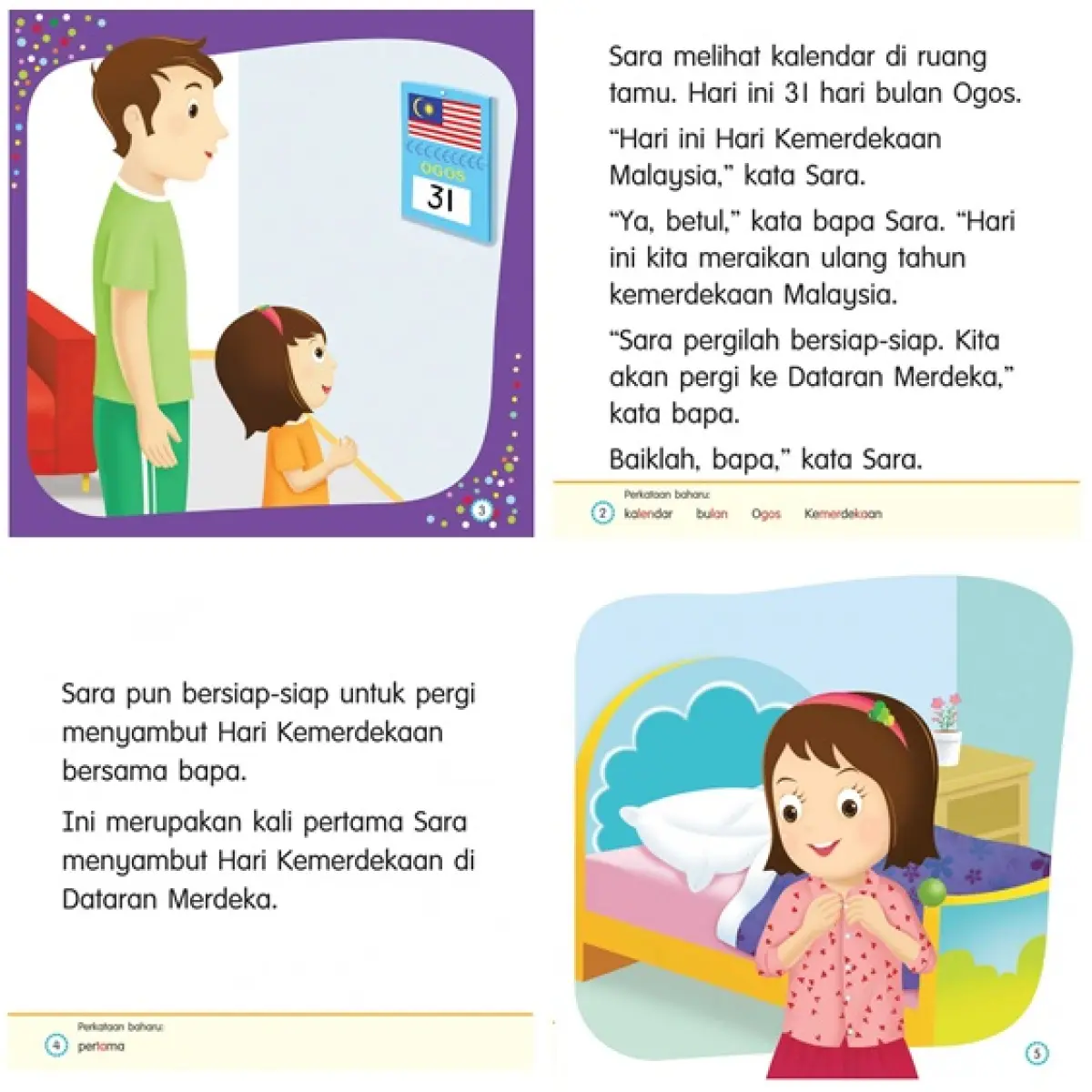 [Ready Stock] Siri Mudah Baca Kedua ~ Bahan Bacaan Berdasarkan Suku Kata  Buku Cerita Pelangi Malay Reader Book Set 2 (8 Book)
