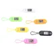 [The Gesh] Mini Oval Digital Watch Unisex Student Electronic Table Time Display Clock Hanging Keychain. 