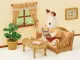 Sylvanian Families Furniture [Sofa and Armchair Set. 