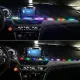 SEAMETAL Car Ambient Lighting Kit RGB LED Strip Light USB Plug Interior Atmosphere Lamp APP Remote Control. 
