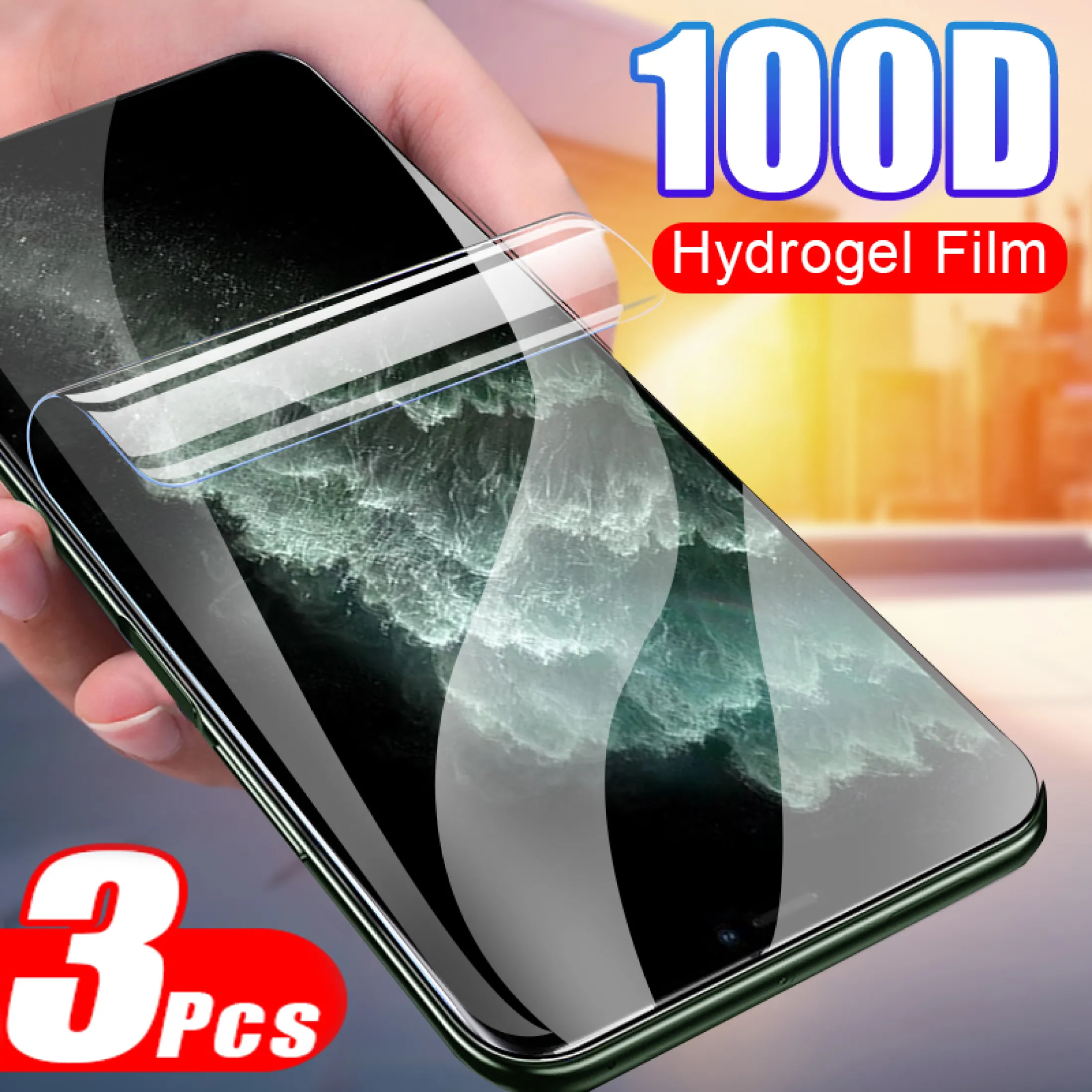 3 1pcs 100d Hydrogel Soft Film For Iphone 12 12pro 12pro Max Mini Xs Max Xr X 11 Pro 8 7 6 6s Plus Full Coverage Screen Protector Not Tempered Glass Not Tempered Glass Lazada Singapore