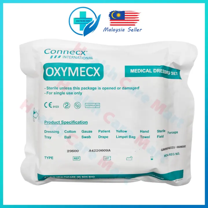[1 SET] Connecx-Oxymecx Dressing Set(1pack)(NO forcep/1 forcep/3 forceps)