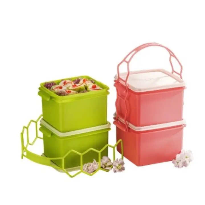 (READY STOCK!!!) Tupperware Double Deep With Cariolier 1.7L