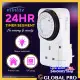 MINLITE 1120-L0 24Hour Segment Timer Switch PlugIn Timer Switch Analog with Light Indicator Malaysia Plug MAX LOAD 3120W. 