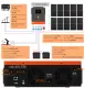 PowMr Mppt 6.2kw On-grid/Off-grid Hybrid Inverter Max PV Input 500vdc Built-in 120A Solar Charger Controller Support Lithium Battery 48V Pure Sine Wave Solar Inverter. 
