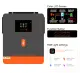 PowMr Mppt 6.2kw On-grid/Off-grid Hybrid Inverter Max PV Input 500vdc Built-in 120A Solar Charger Controller Support Lithium Battery 48V Pure Sine Wave Solar Inverter. 