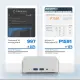 W6 Intel N100 Mini PC Windows 11 32GB RAM DDR4 2TB NVME SSD WiFi 6 Gaming PC Desktop Computer Mini CPU USB 3 HDMI Bluetooth 5.2 Full Featuerd Type-C Intel N100. 