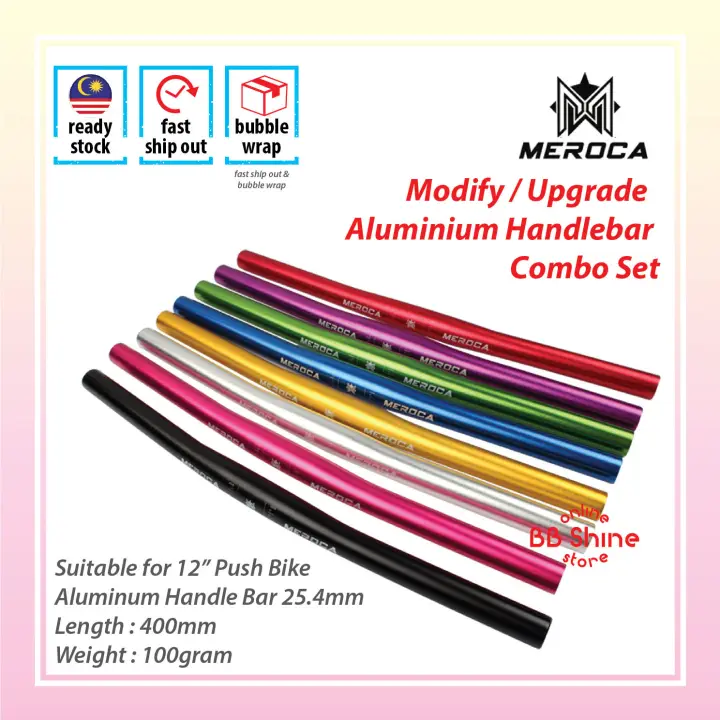 Meroca / X-Push 12" Push Bike Handle Bar Upgrade Modify Accessories Combo Set