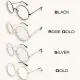 Women Men Casual Retro Round Transparent Glasses Frame Clear - Spek Mata Korea Bulat. 