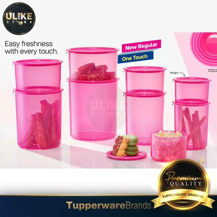 Tupperware One Touch Canister / Topper Junior / Topper Small / Topper Medium / Topper Large / Canister Junior / Canister Small / Canister Medium / Canister Large /  Giant Canister