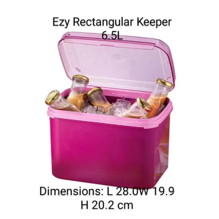 Tupperware Ezy Rectangular Keeper 6.5L 1PCS