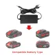 3 Pins 12V 18V 21V Charger For 18V 24V 36VF 48VF 88VF 128VF 388VF 588VF 928VF Electric Lithium Battery UK Adapter. 