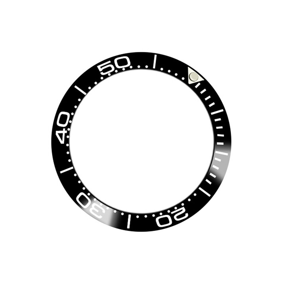 แหวนใส่นาฬิกาเซรามิก38มม.สำหรับOmega Seamaster Series Watch Bezelแหวนใส่อุปกรณ์ป้องกันรอยขีดข่วน