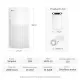 Simplus Air Purifier Smart App Remote Control 150m³/h CADR H13 HEPA Filter Capture  0.3μm Particles OxyCare-A2. 
