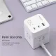 PISEN 65W Gallium Nitride Charger Rubik's Cube Socket Suitable for Huawei Mobile Tablet Fast Charge iPhone 14 One Turn Three Four Vertical Porous USB Interface Multi-purpose Smart Bedside Multi-function. 