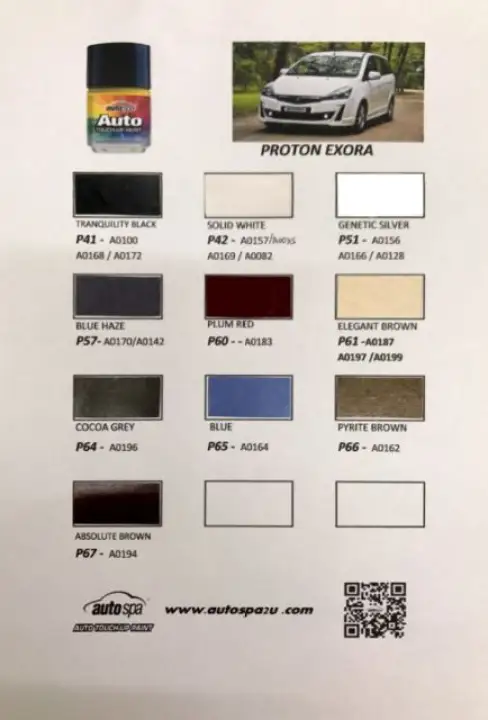 Autospa Touch Up Paint For Proton Exora Cocoa Grey 18ml Lazada