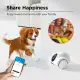 Hiibo Dog Camera with Treat Dispenser, 1080P Full HD Pet Camera for Dogs & Cats, Full House Mobile Monitoring, 2 Way Talk, 15-Day Long Endurance, No Monthly Fee, Cat Laser (White). 