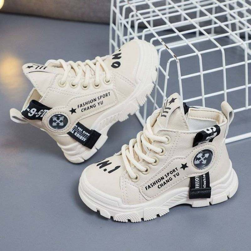 HF Bốt Trẻ Em Bé Gái Giày Thể Thao Bé Trai Giày Thể Thao Mềm Thể Thao Thời Trang Phong Cách Hàn Quốc Chất Lượng Cao Cho Trẻ Em Giày Kasut Budak Perempuan Yang Cantile Kasut Lampu Budak Perempuan 21110209