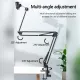 Lazy Holder Long Arm Clamp Mobile Phone Tablet Stand Holder 360 Rotating Adjustable Telescopic Lazy Bracket Bed Desk Table Stand. 