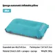 NatureHike Automatic Inflatable Pillow Outdoor Travelmate Camping Pillow High Elastic Sponge Filling Portable Lightweight Comfortable Fabric with Storage Bag. 