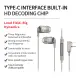 SoundMAGIC E80D Type C Wired Earbuds Digital USB C in Ear Headphones with Microphone HiFi Stereo Audiophile Earphones Noise Isolating in Ear Headphones Comfortable Fit Super. 