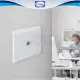LMX RJ45 CAT5/5E/6 Network Socket 1 Gang Internet Connector LAN Data Socket Wall Computer Soket Plug Faceplate. 