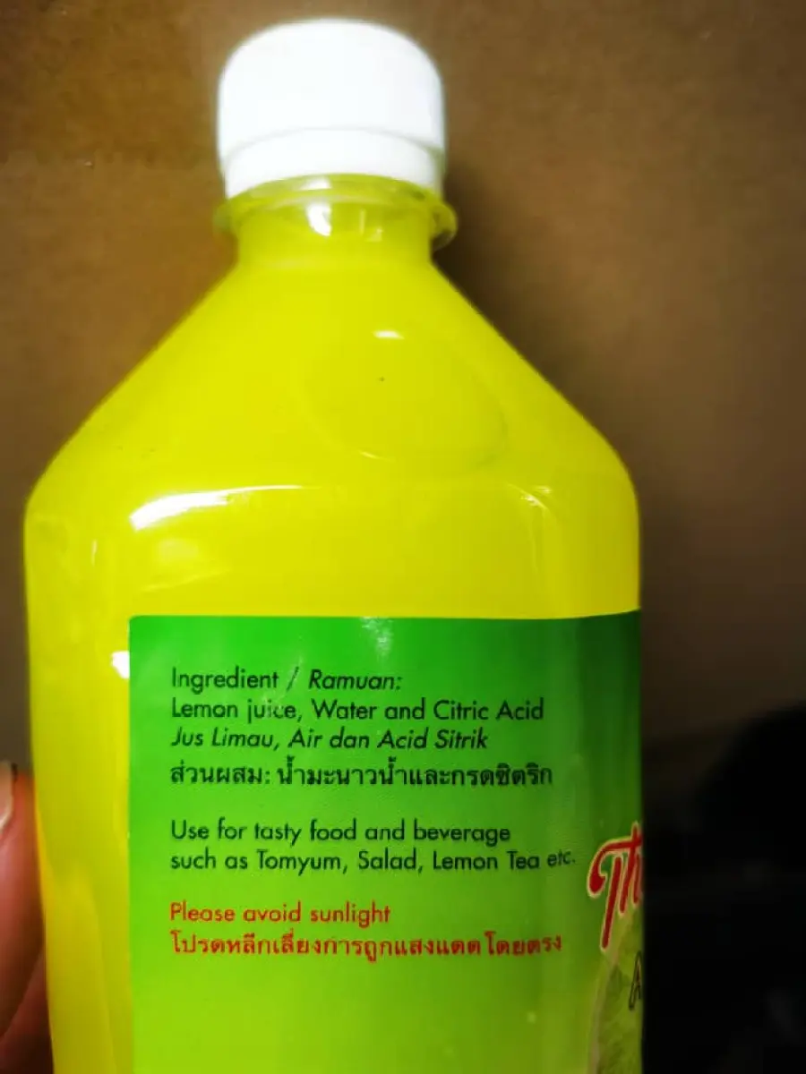 Pantai Thai Lime Juice Air Limau 1l Lazada