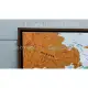 colourful world map showing all the countries (with framed). 