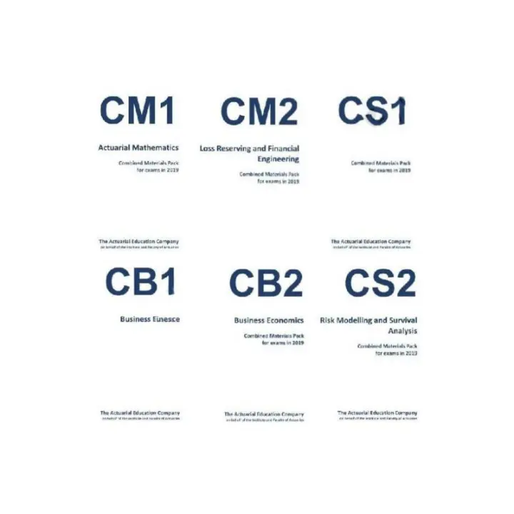 [USED BOOKS STORE] IFOA EXAM Acted CMP notes and Core Reading