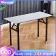 WAROOM【No Need Install】White Foldable Banquet Table Office Computer Table Event Folding Dining Table Outdoor Single Spring Foldable Table Study Table Writing Desk Home Meja Lipat Meja Komputer 折叠桌. 