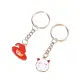 St.kunkka 10pcs/pack DIY Key Ring Keychain Ring With Short Chain Jump Ring. 